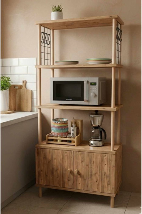 Hanah Home Armario de Cocina Pk09Pk - Pino